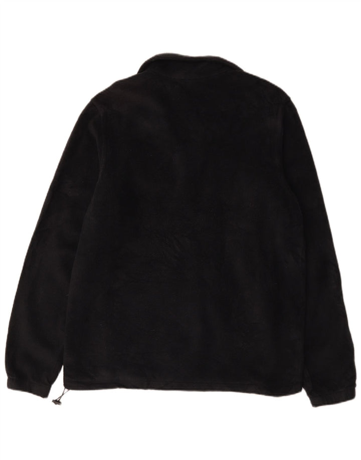 Columbia Mens Fleece Jacket UK 38 Medium Black Polyester