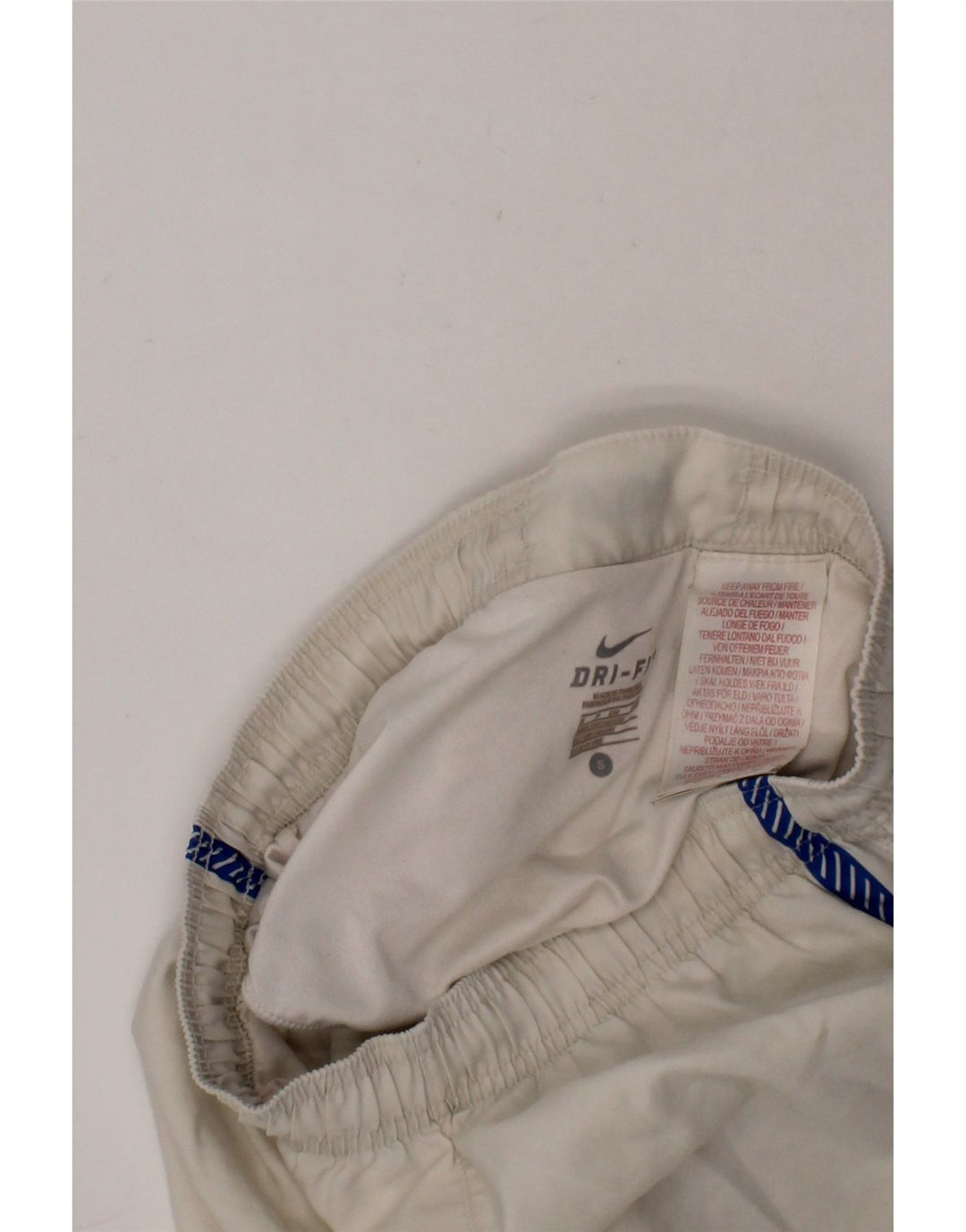 NIKE Boys Real Madrid Sport Shorts 8-9 Years Small  White Polyester Vintage Nike and Second-Hand Nike from Messina Hembry 