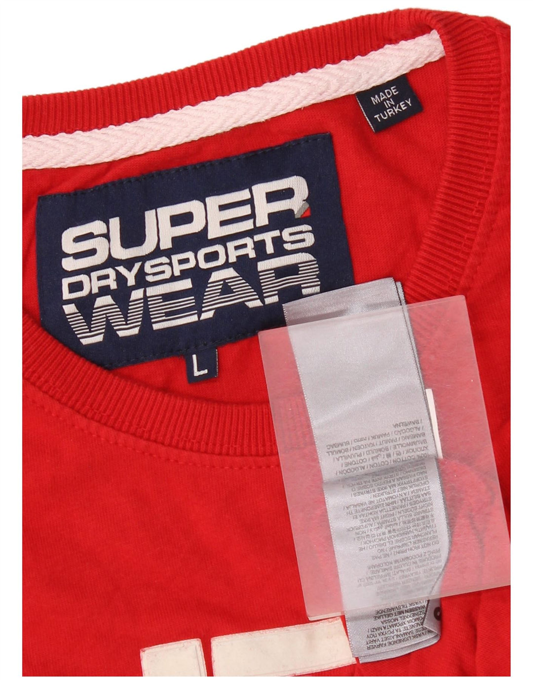 Superdry Mens Graphic T-Shirt Top Large Red Cotton