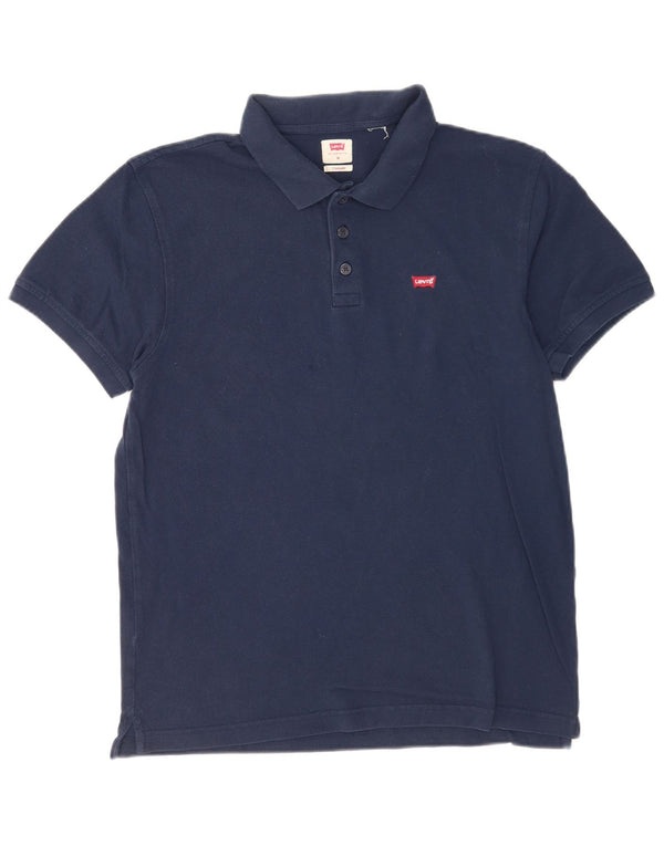 Levi's Mens Standard Fit Polo Shirt Medium Navy Blue