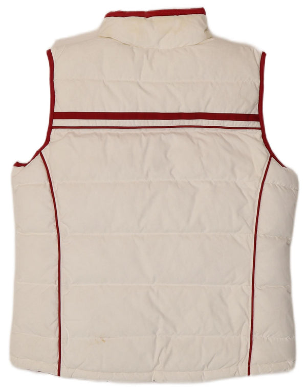 Nike Womens Reversible Padded Gilet UK 14/16 Large White Polyester