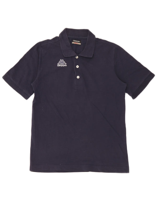 Kappa Mens Polo Shirt Small Navy Blue Cotton