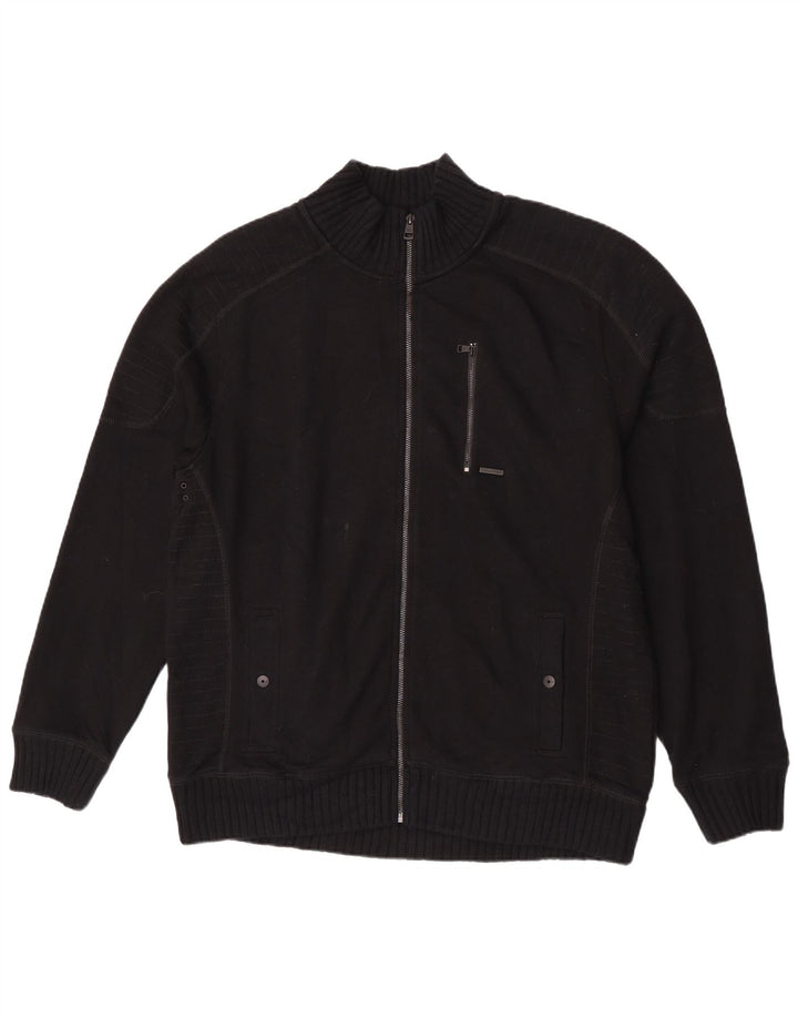 Calvin Klein Mens Tracksuit Top Jacket XL Blue Cotton