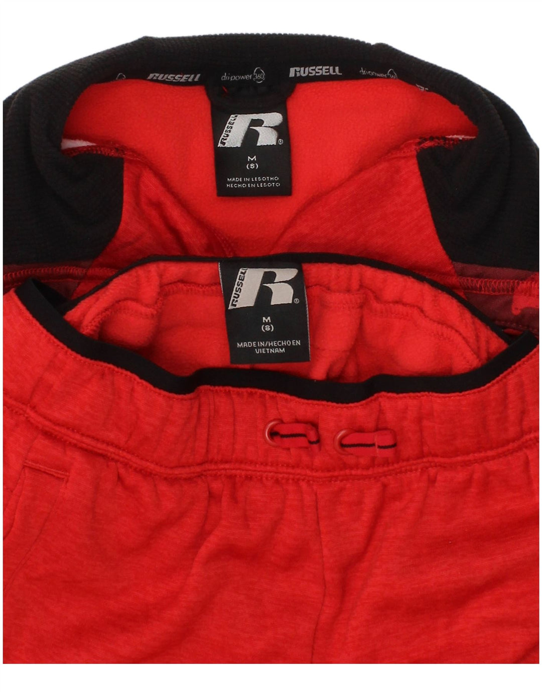 Russell Athletic Boys Full Tracksuit 7-8 Years Medium Red Polyester