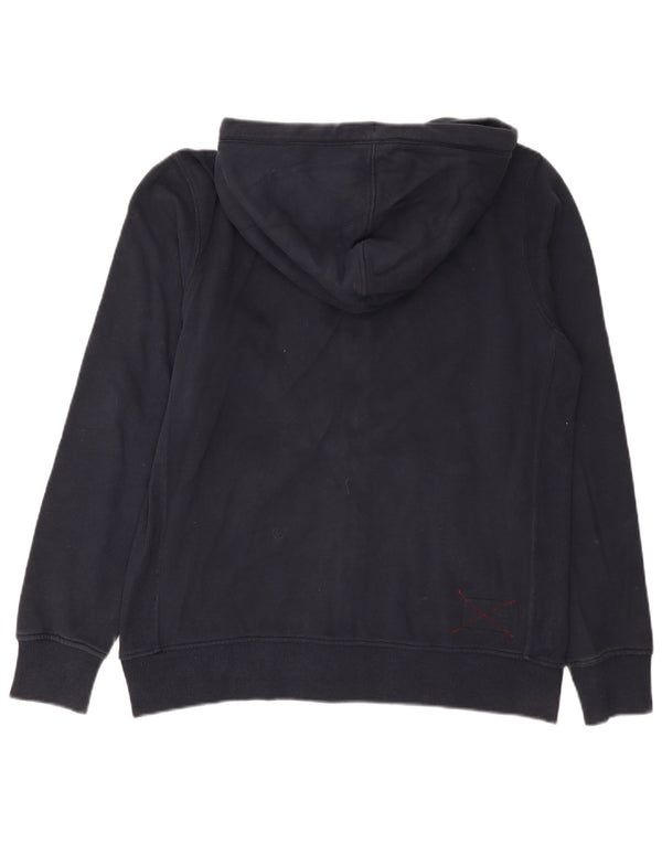 Fat Face Mens Zip Hoodie Sweater Large Navy Blue Cotton