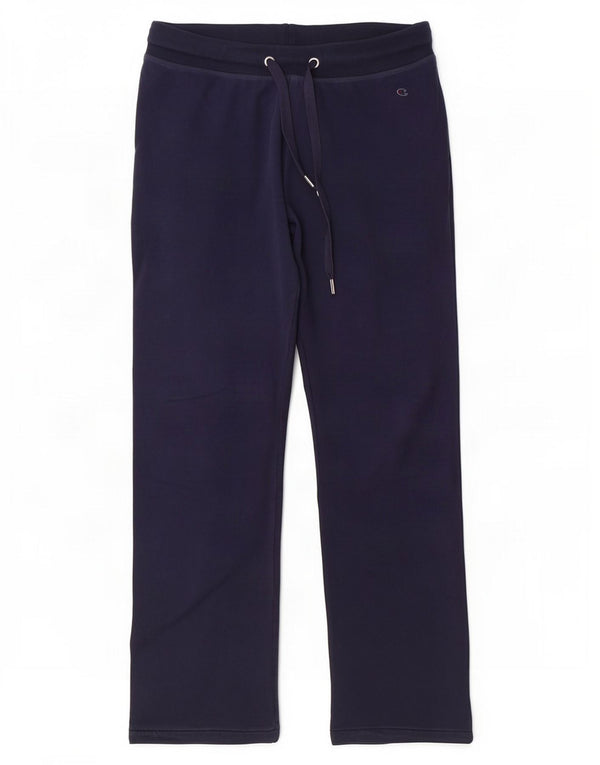 Champion Womens Heritage Classics Tracksuit Trousers UK 14 Medium Navy Blue