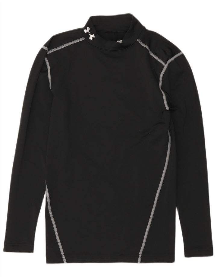 Under Armour Womens Compression Graphic Top Long Sleeve UK 8 Small Black