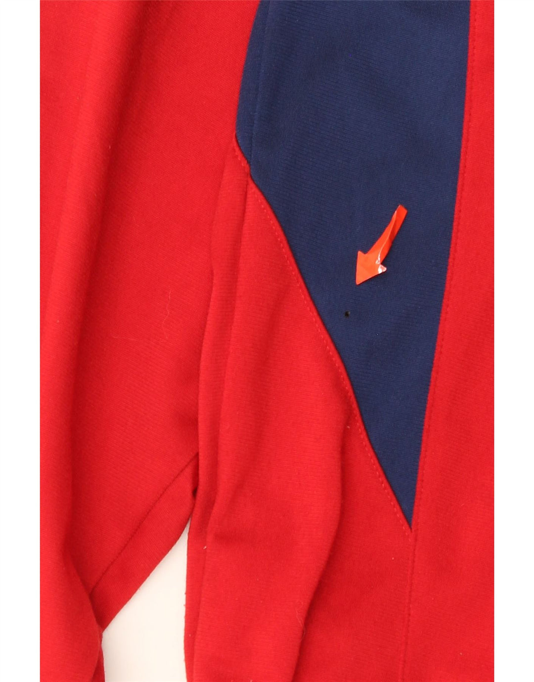 Adidas Mens Tracksuit Top Jacket UK 46/48 XL Red Striped Polyester