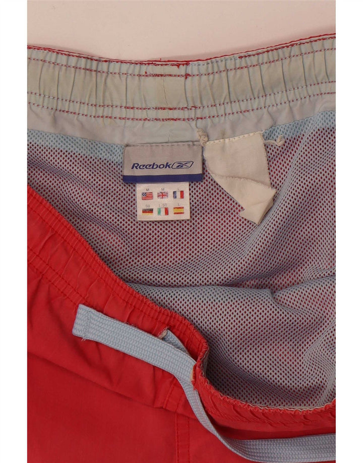 Reebok Mens Swimming Shorts Medium Red Polyester Sports