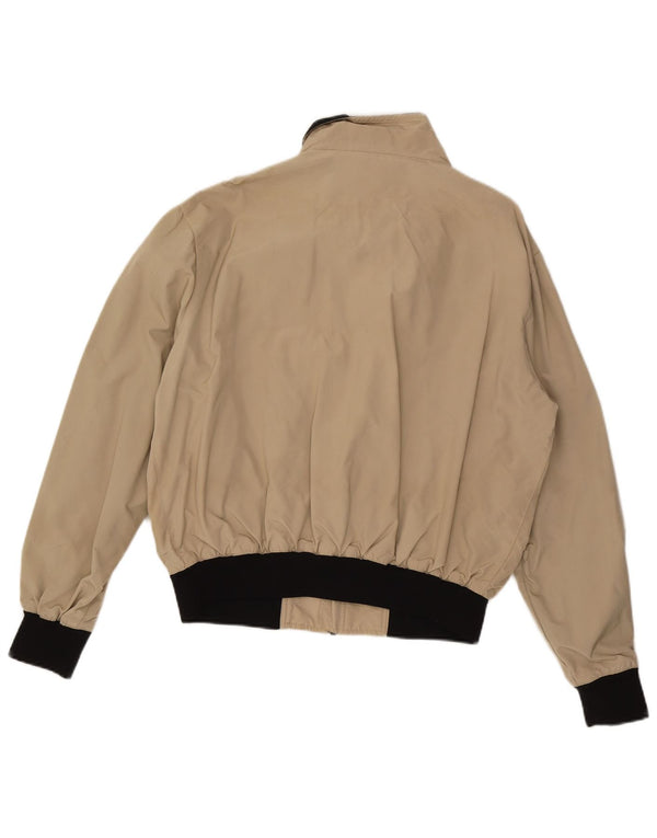 Refrigiwear Mens Bomber Rain Jacket UK 42 2XL Beige Colourblock
