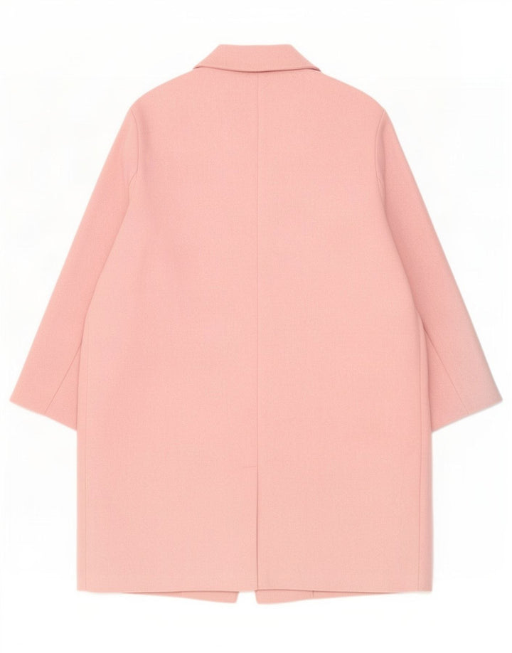 Marks & Spencer Womens Overcoat UK 18 XL Pink Polyester