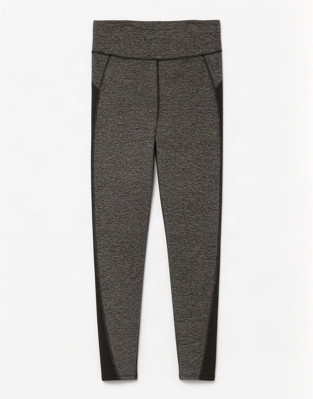 Marks & Spencer Womens Leggings UK 8 Small Grey Colourblock Polyester