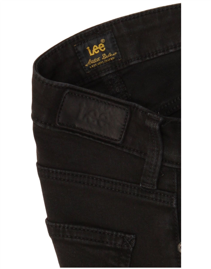 Lee Womens Straight Jeans W26 L28 Black