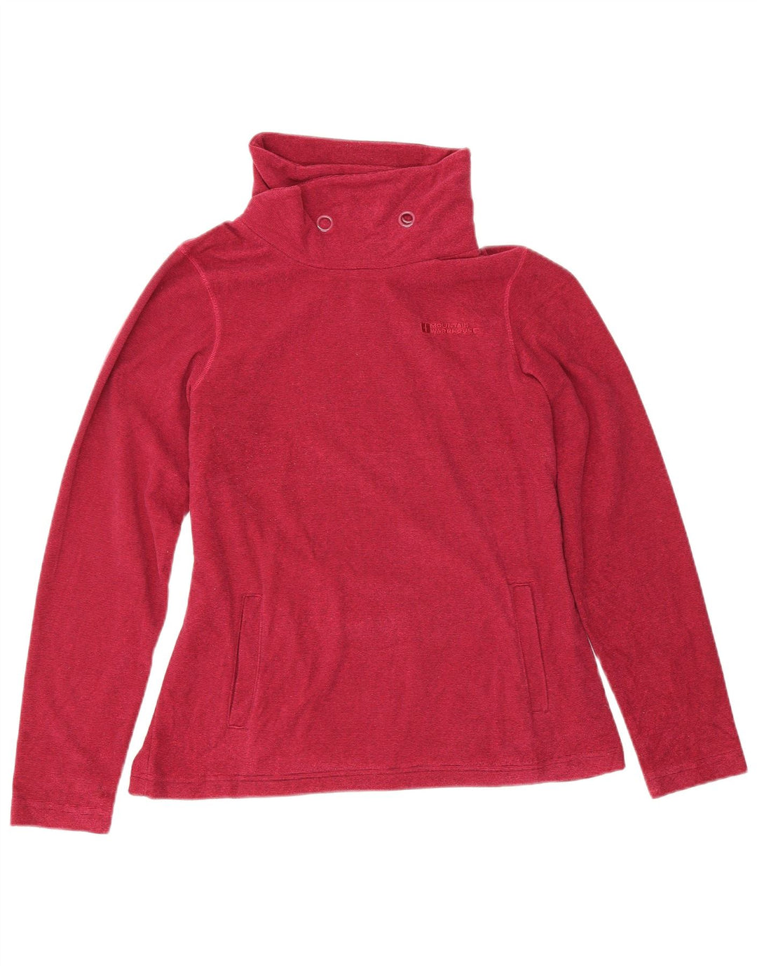 Mountain Warehouse Womens Fleece Jumper UK 12 Medium Red Polyester
