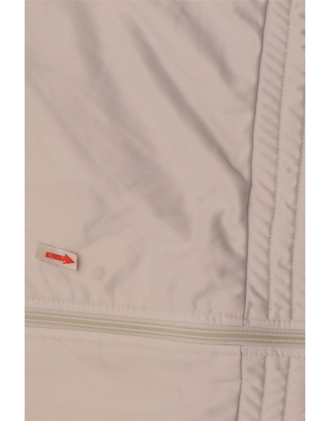 Fila Mens Tracksuit Top Jacket 2XL White Striped Polyester