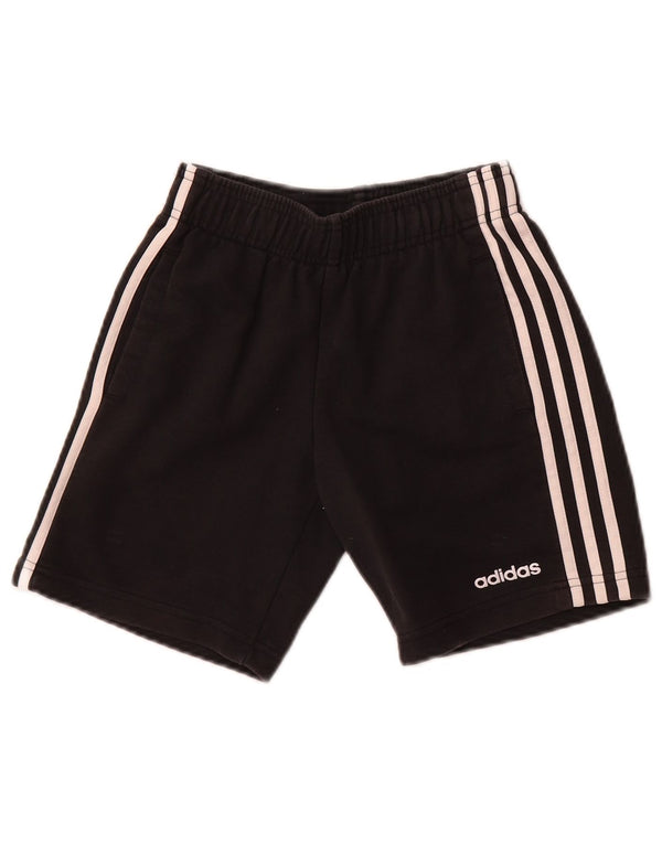 Adidas Boys Sport Shorts 9-10 Years  Black Cotton