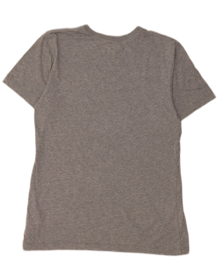 Nike Mens Graphic T-Shirt Top Small Grey Flecked Cotton