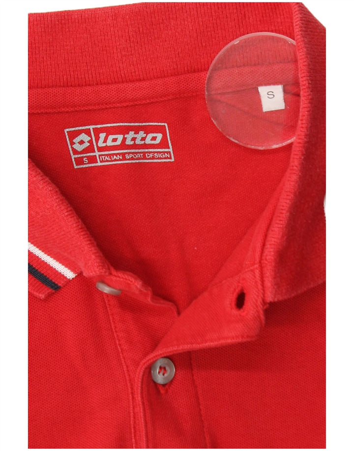 Lotto Mens Polo Shirt Small Red
