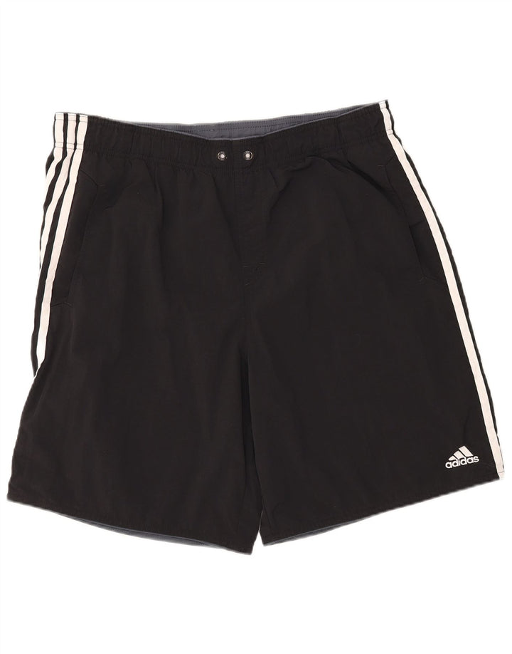 ADIDAS Mens Sport Shorts Large  Black Nylon