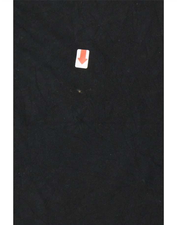 ADIDAS Mens Graphic T-Shirt Top Small Black Vintage Adidas and Second-Hand Adidas from Messina Hembry 