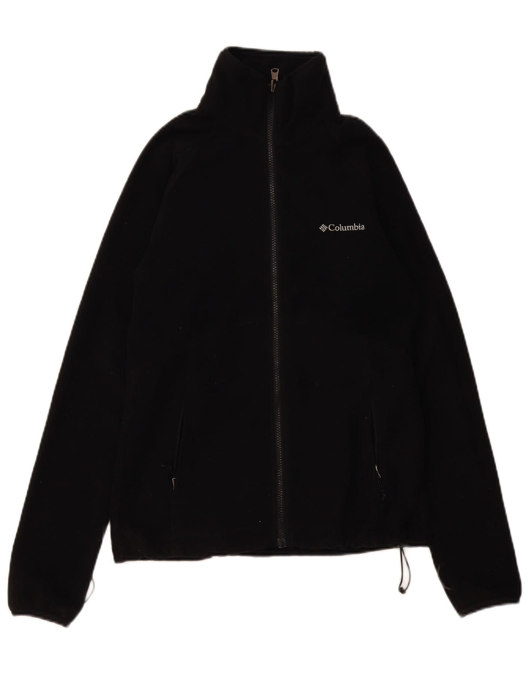 Columbia Womens Interchange Fleece Jacket Small Black Polyester