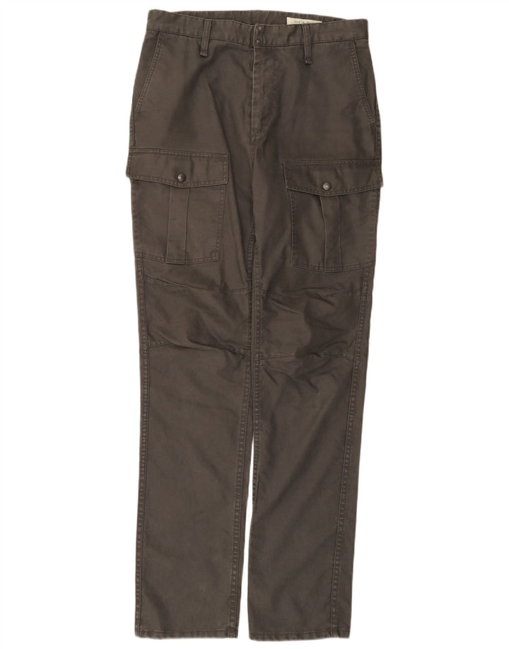 RAG & BONE Mens Straight Cargo Trousers W32 L33 Grey Cotton