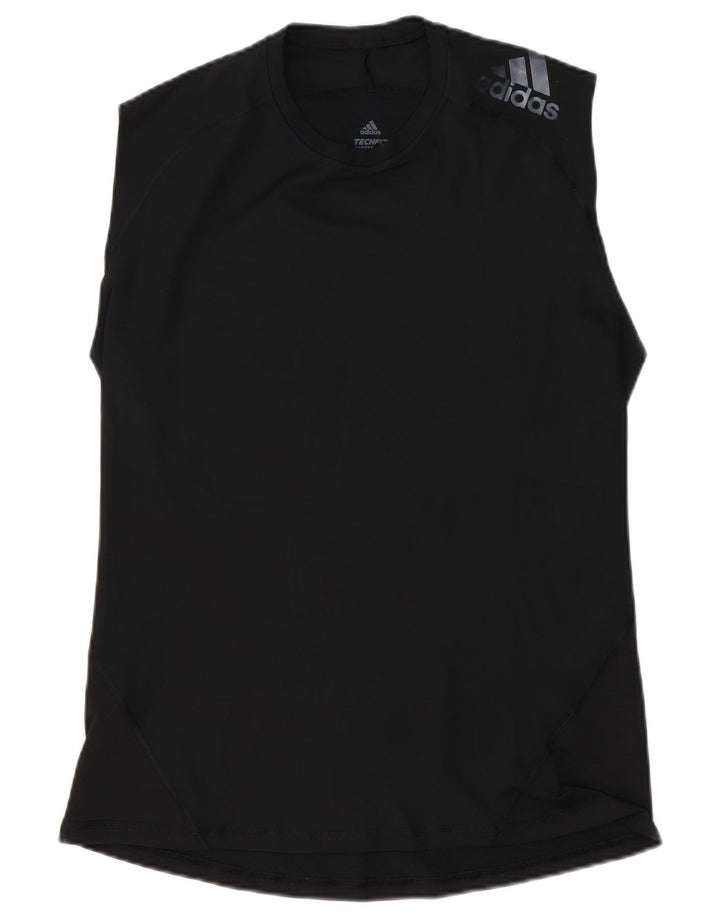 ADIDAS Mens Climacool Graphic Vest Top XL Black Polyester