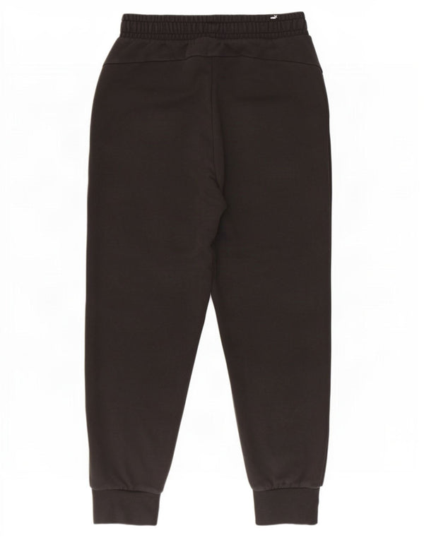 Puma Mens Tracksuit Trousers Joggers Medium Black Cotton