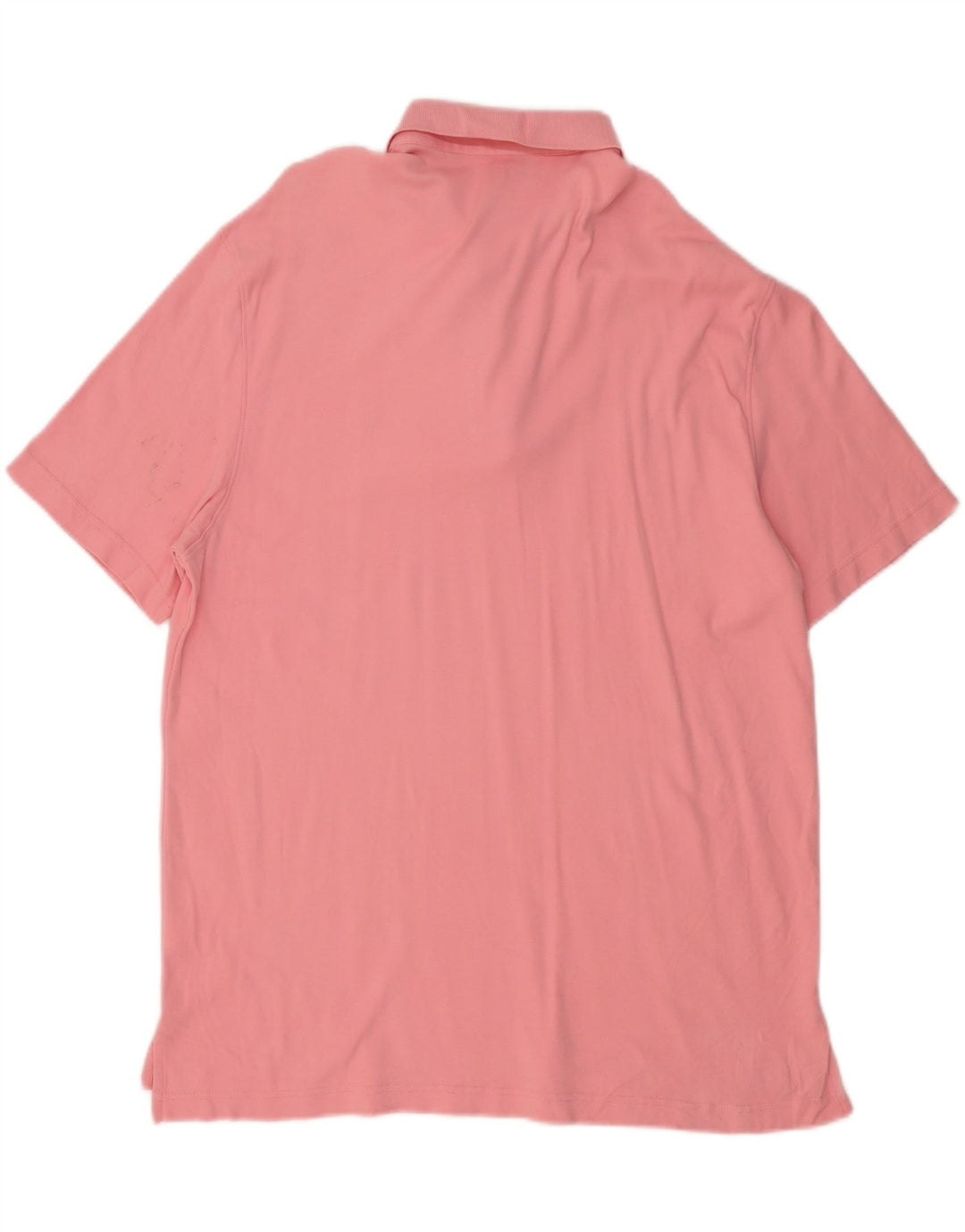 Izod Mens Polo Shirt 2XL Pink Cotton