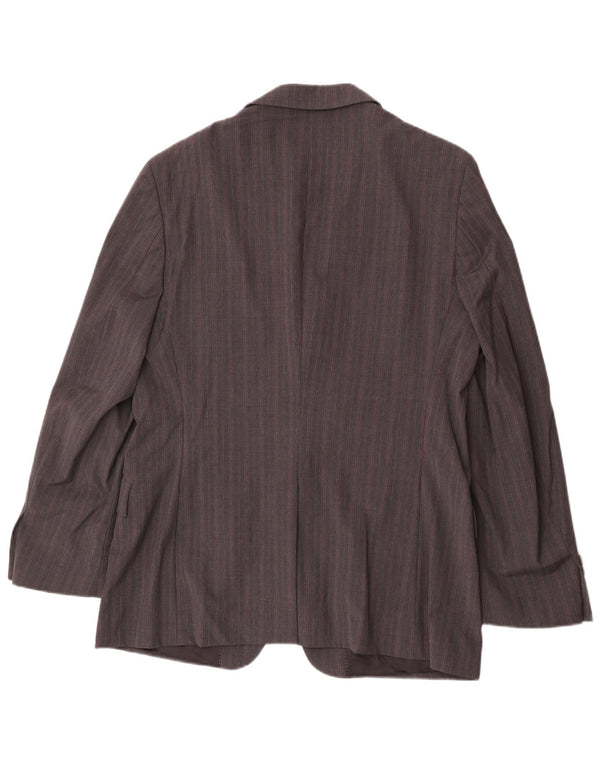 Paul Smith Mens 2 Button Blazer Jacket UK 42 XL Grey Striped