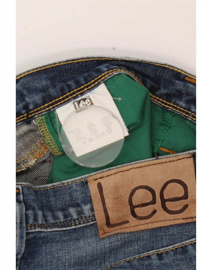 Lee Mens Straight Jeans W32 L28 Blue Cotton