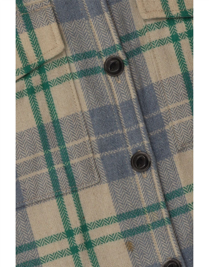 Superdry Womens Oversized Flannel Shirt UK 10 Small Multicoloured Check