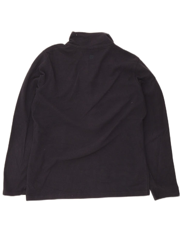 Mountain Warehouse Womens Zip Neck Fleece Jumper UK 14 Medium Navy Blue