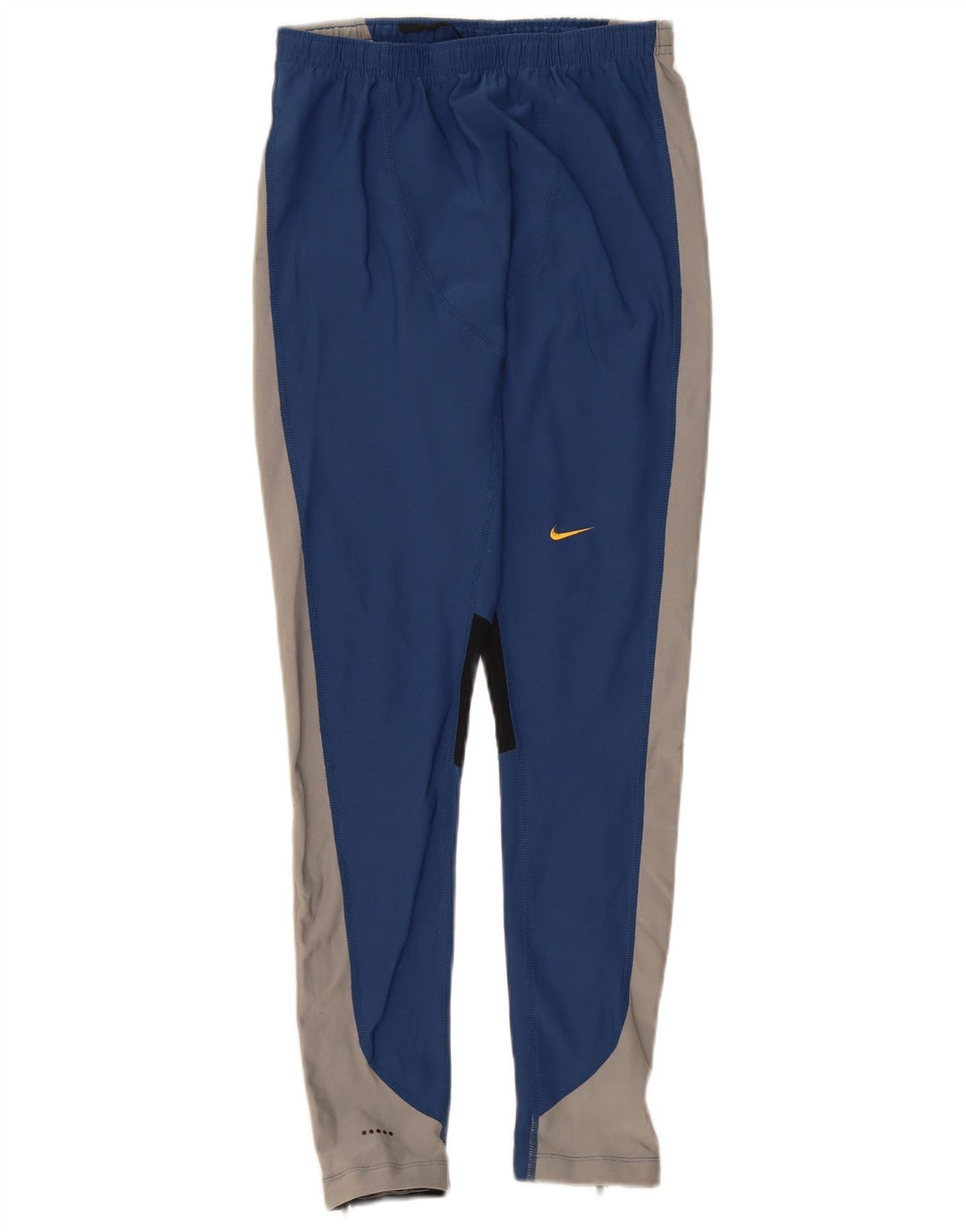 Nike Womens Tracksuit Trousers UK 14 Large  Blue Colourblock Polyester