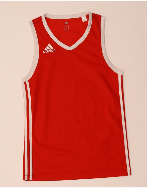 ADIDAS Mens Vest Top XS Red Polyester