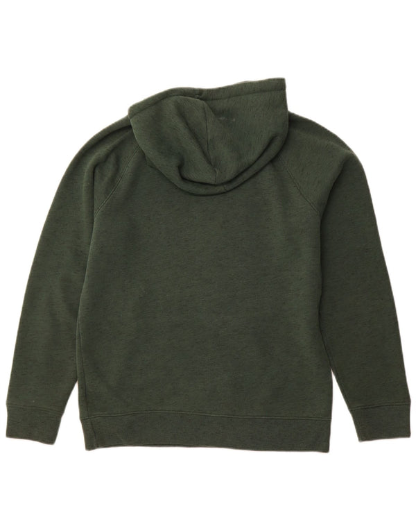 HOLLISTER Mens Hoodie Jumper Small Green Flecked Cotton