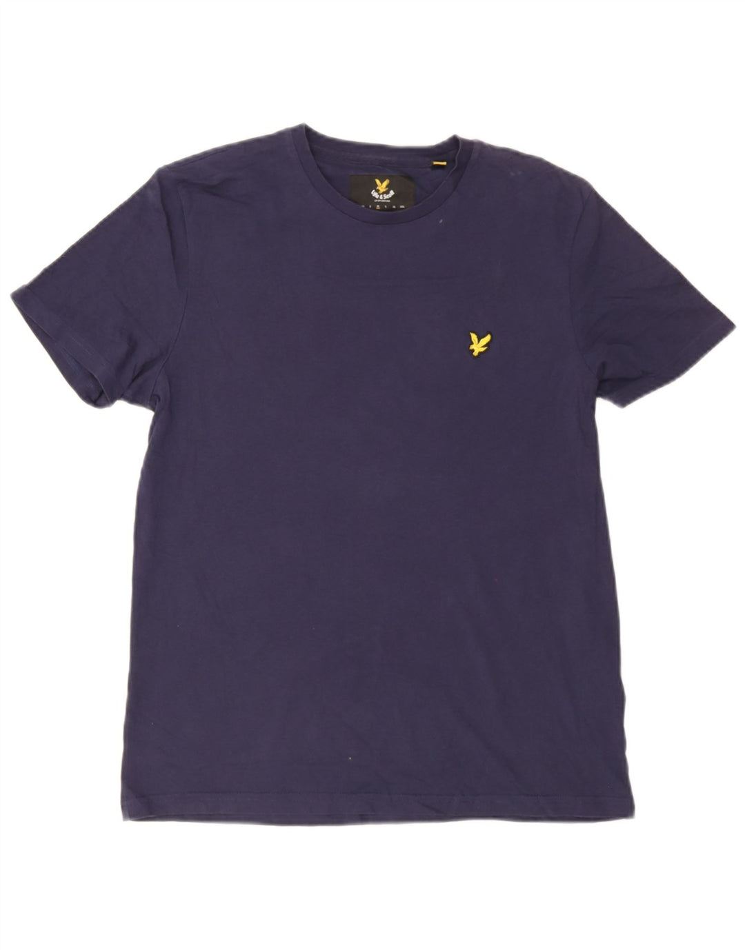 Lyle & Scott Mens T-Shirt Medium Navy Blue Cotton
