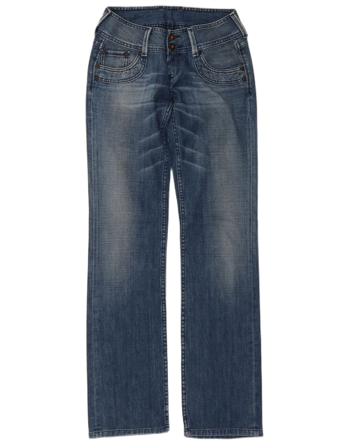 PEPE Jeans Womens Straight W28 L34 Blue Cotton
