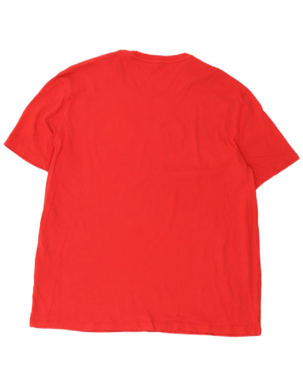 Armani Exchange Mens Slim Graphic T-Shirt Top 2XL Red Cotton