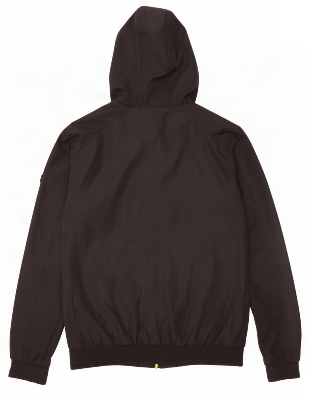 Alcott Mens Hooded Bomber Jacket UK 38 Medium Black Polyester