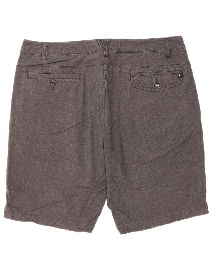 Rip Curl Mens Chino Shorts W34 Large Grey Cotton