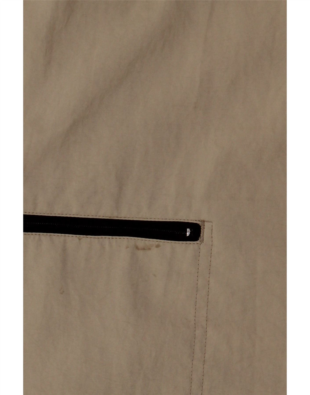 ADIDAS Mens Short Sleeve Shirt UK 46/48 XL Beige Polyester