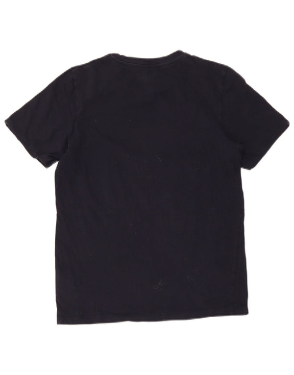 Jack & Jones Boys Graphic T-Shirt Top 13-14 Years Navy Blue Cotton
