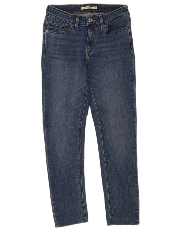 Levi's Womens 711 Skinny Jeans W27 L25 Blue