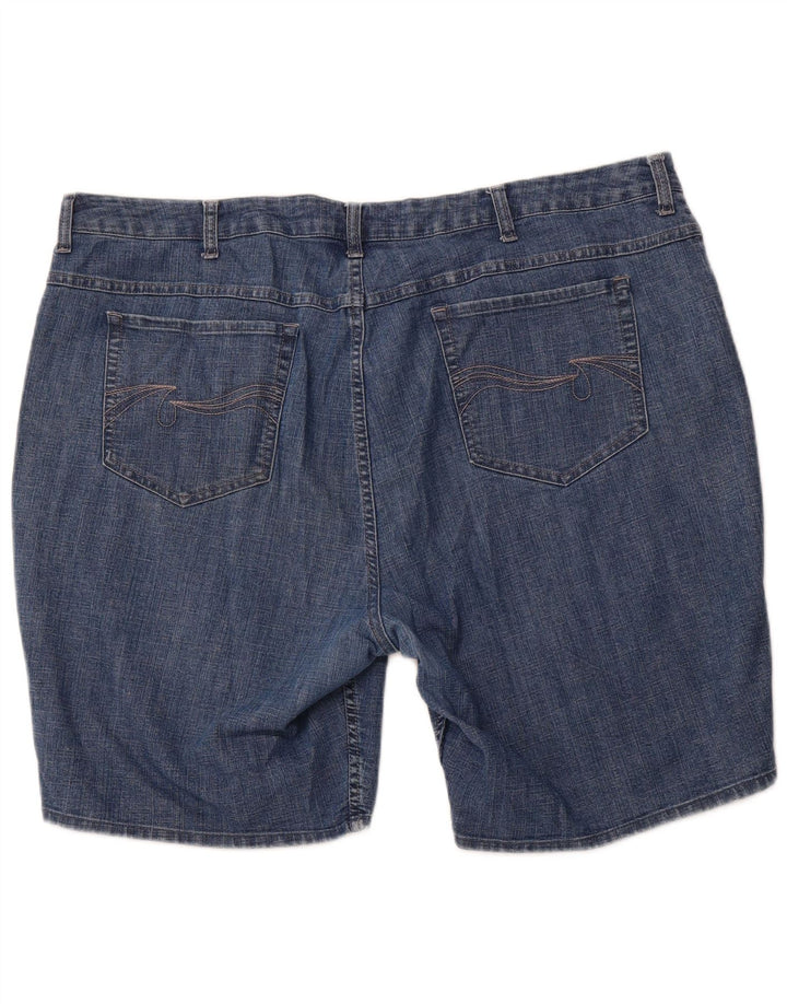 LEE Womens Riders Denim Shorts US 24 4XL W44  Blue Cotton