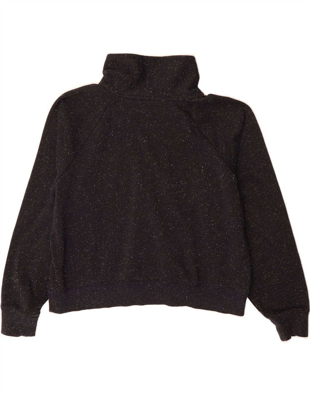 UNDER ARMOUR Womens Oversized Sweatshirt Jumper UK 16 Large Black Flecked Vintage Under Armour and Second-Hand Under Armour from Messina Hembry 