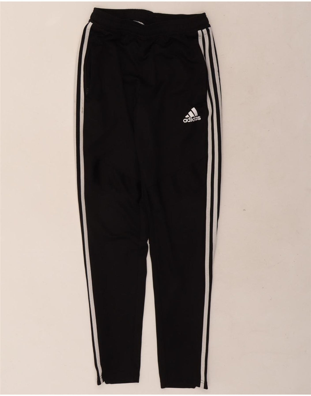 Adidas Mens Climalite Tracksuit Trousers Small Black Polyester