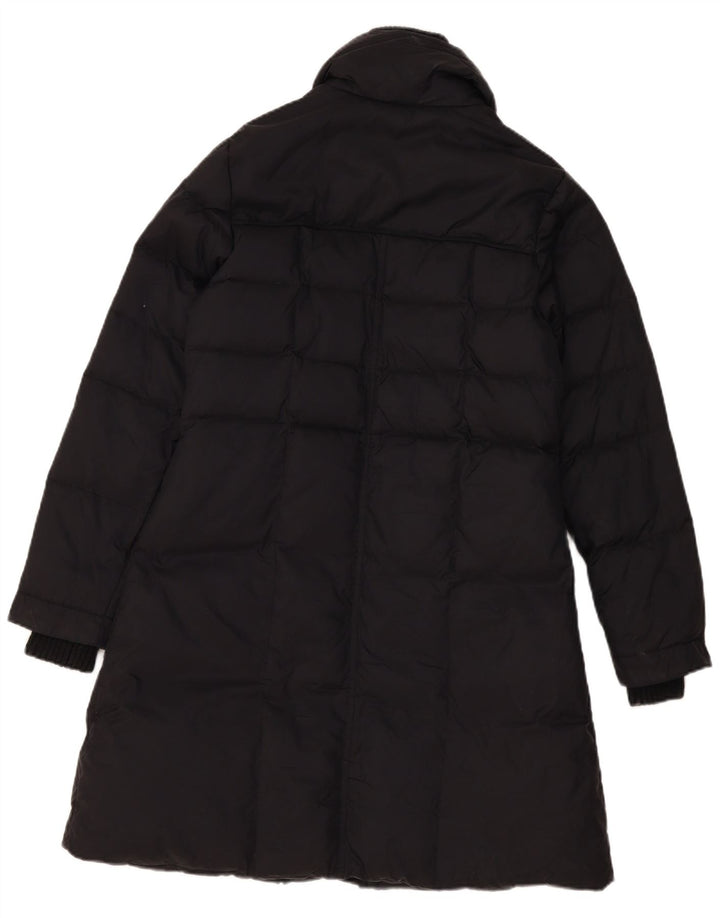 La Martina Womens Padded Coat IT 46 Large Black Nylon