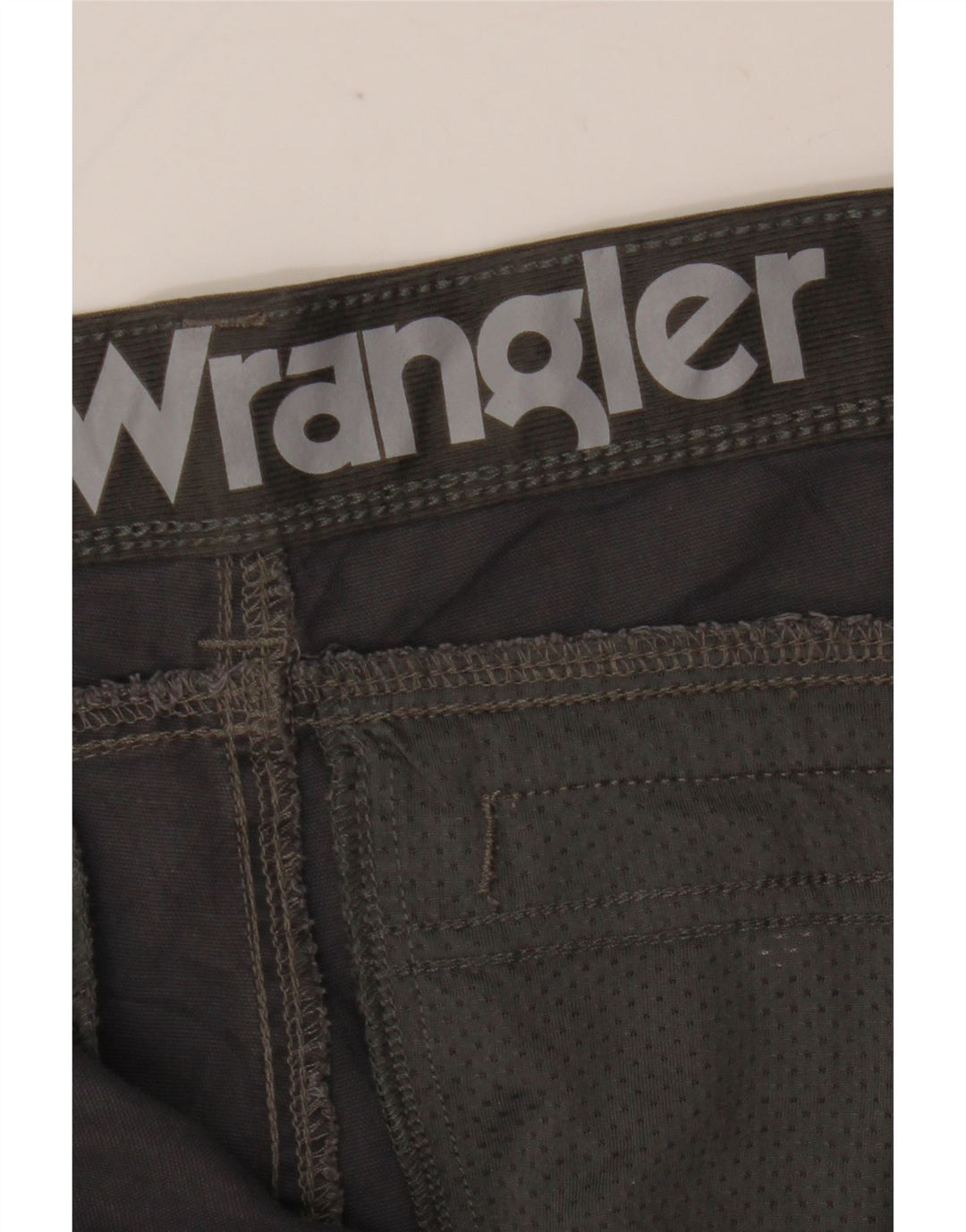Wrangler Mens Straight Casual Trousers W33 L33 Grey