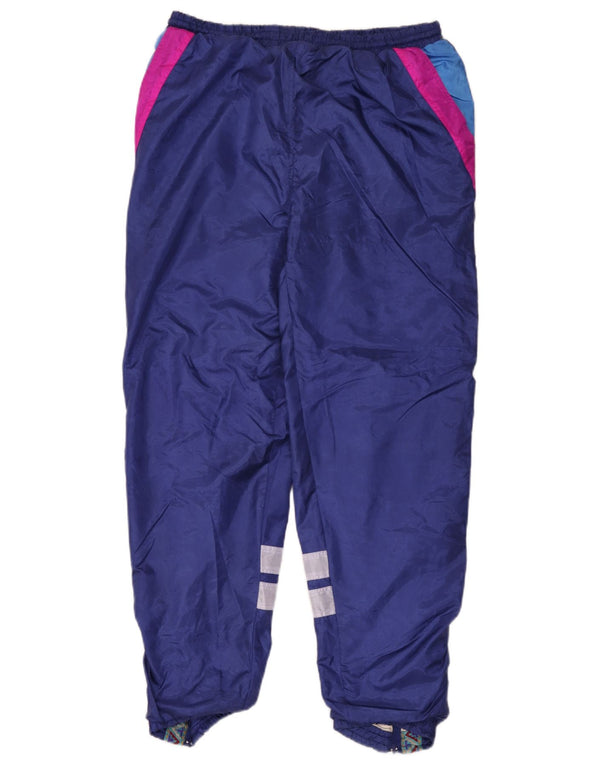 Vince Mens Tracksuit Trousers Joggers Small  Blue Colourblock Polyamide